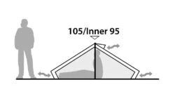 Robens Starlight 2 Tent -Wild Trek Gear 130259 starlight 2 drawing elevation 4