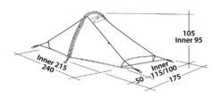 Robens Starlight 2 Tent -Wild Trek Gear 130259 starlight 2 drawing perspective 2