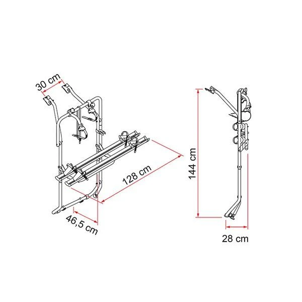 Fiamma Carry-Bike VW T5 Aluminium 2 Fiamma Carry-Bike VW T5 Aluminium - Image 2