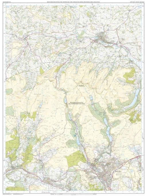 Brecon Beacons National Park - Western Central Area Explorer Leisure Map 12 3 Brecon Beacons National Park - Western Central Area Explorer Leisure Map 12 - Image 3