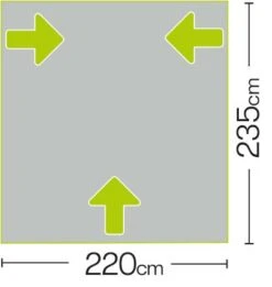 Quest Falcon 220 Poled Porch Caravan Awning -Wild Trek Gear a3500 7 fullsize