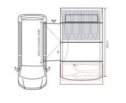 Outdoor Revolution Cayman Cacos Air SL Low Driveaway Awning -Wild Trek Gear cayman cacos air sl 9main 1