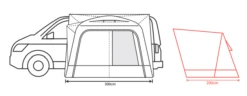 Outdoor Revolution Cayman F/G Mid Drive Away Awning 37 Outdoor Revolution Cayman F/G Mid Drive Away Awning -Wild Trek Gear cayman fg floorplan 2