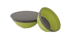 Outwell Collaps Bowl & Colander Set Shadow Green -Wild Trek Gear collaps bowls