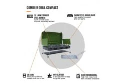 Vango Combi IR Compact Grill Cooker -Wild Trek Gear combi ir grill compact 4