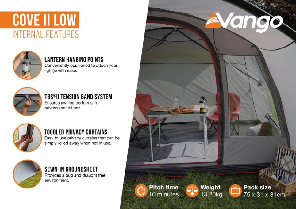 Vango Cove II Low Drive Away Awning 6 Vango Cove II Low Drive Away Awning - Image 6