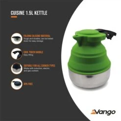 Vango Cuisine 1.5 Ltr Kettle Herbal 8 Vango Cuisine 1.5 Ltr Kettle Herbal -Wild Trek Gear cuisine 1.5l kettle herbal low res medium