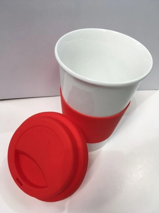 250 X Travel Mug Eco-Ceramic And Silicone 2 250 X Travel Mug Eco-Ceramic And Silicone - Image 2