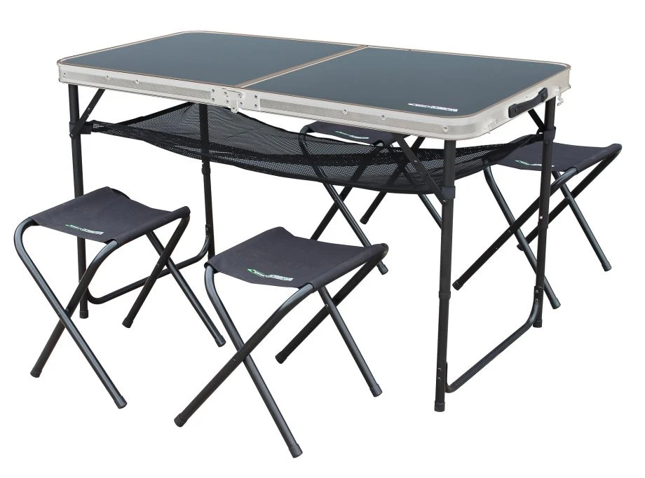 Outdoor Revolution Capri Aluminium Picnic Table And Stool Set 2 Outdoor Revolution Capri Aluminium Picnic Table And Stool Set - Image 2