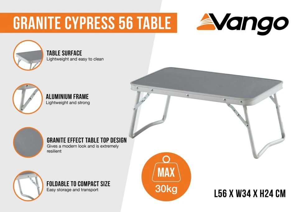Vango Cypress 56 Camping Table 6 Vango Cypress 56 Camping Table - Image 6