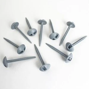 Blue Diamond 10x Grey Plastic Groundsheet Pegs 3 Blue Diamond 10x Grey Plastic Groundsheet Pegs - Image 3