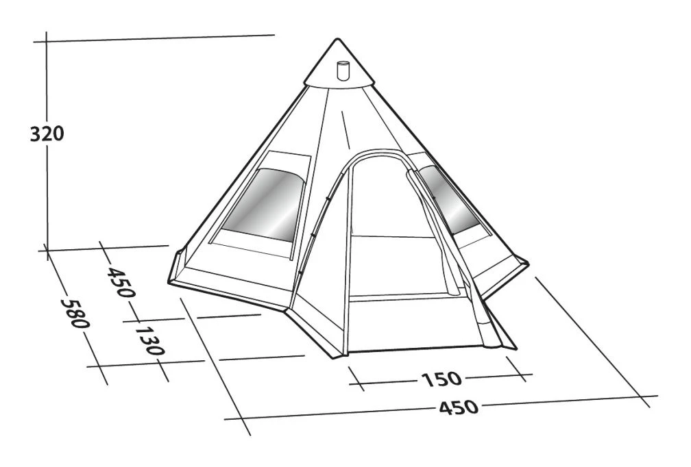 Robens Kiowa Tipi Tent 6 Robens Kiowa Tipi Tent - Image 6