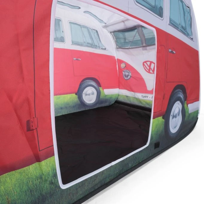 Volkswagen VW Campervan Kids Red Pop Up Tent 12 Volkswagen VW Campervan Kids Red Pop Up Tent - Image 12