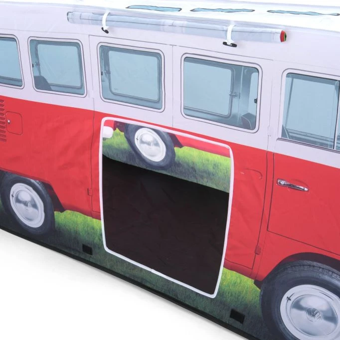 Volkswagen VW Campervan Kids Red Pop Up Tent 15 Volkswagen VW Campervan Kids Red Pop Up Tent - Image 15