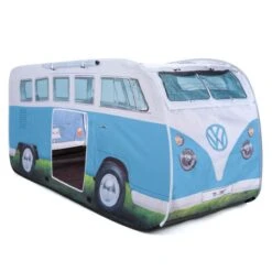 Volkswagen VW Campervan Kids Blue Pop Up Tent -Wild Trek Gear ol0180 2 1