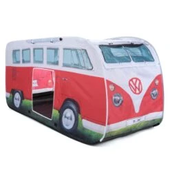 Volkswagen VW Campervan Kids Red Pop Up Tent 22 Volkswagen VW Campervan Kids Red Pop Up Tent -Wild Trek Gear ol0180 2 3