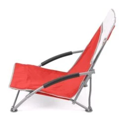Volkswagen Red Campervan Folding Low Camping Chair -Wild Trek Gear ol0192 vw low folding chair red 4 26d633