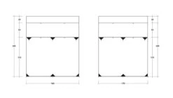 Outwell Fallcrest Side Panel Set 10 Outwell Fallcrest Side Panel Set -Wild Trek Gear outwell fallcrest awning side panel set 5