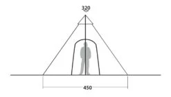 Robens Kiowa Tipi Tent 22 Robens Kiowa Tipi Tent -Wild Trek Gear standing head height
