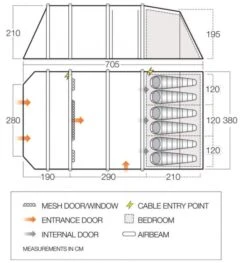 Vango Stargrove II Air TC 600XL Tent -Wild Trek Gear stargrove ii air tc 600xl