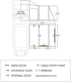 Vango Kela V Tall AirAway Drive Away Awning 13 Vango Kela V Tall AirAway Drive Away Awning -Wild Trek Gear vango 2020 awnings floorplan kela iii tall 2