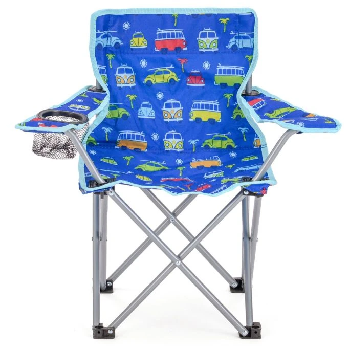Volkswagen Kids Blue Camping Chair 3 Volkswagen Kids Blue Camping Chair - Image 3