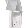 W4 UK Mains Flush Outlet 240V AC